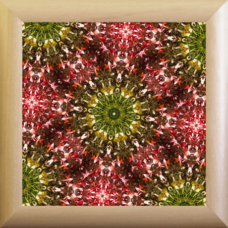 Jsi tam, kde máš být (MANDALA 812) MANDALA 812 - 18x18 rám přírodní dřevo